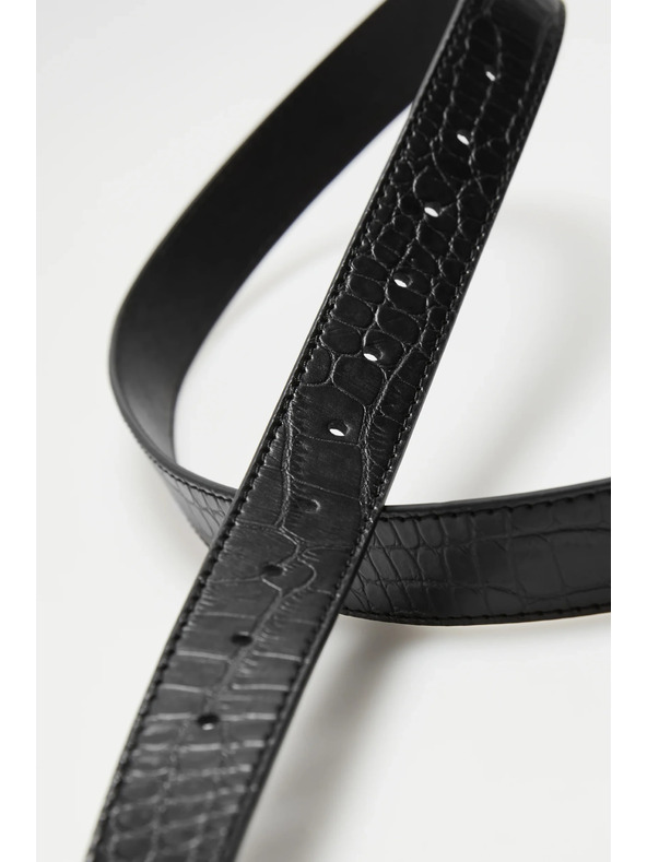 Moodo Pojas s životinjskim uzorkom crni Moodo