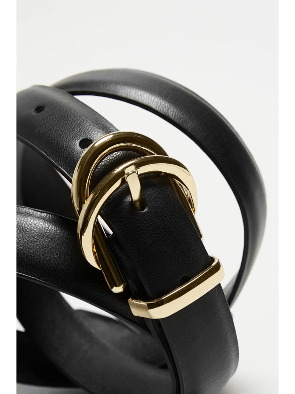 Moodo Uski crni kaiš Moodo