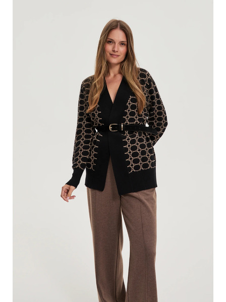 Moodo Glatki crni kaiš Moodo