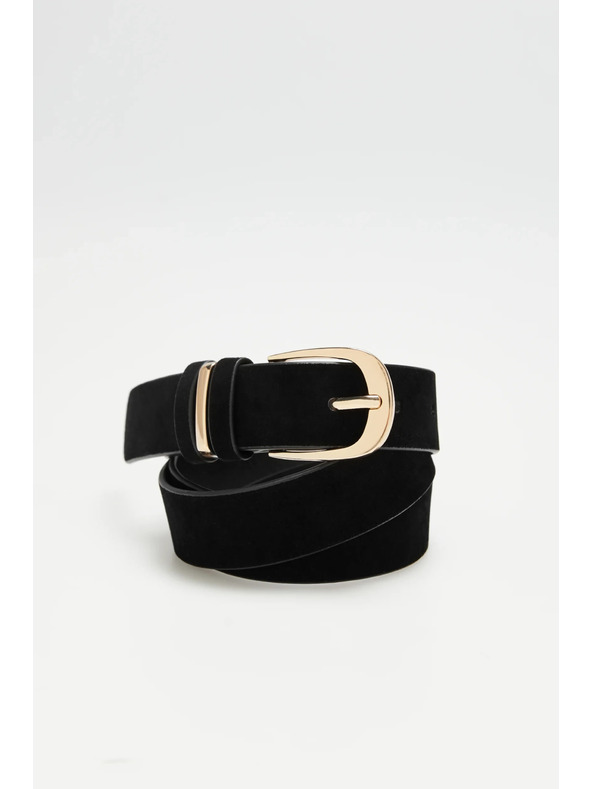 Moodo Glatki crni kaiš Moodo