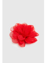 Moodo Broš s tekstilnim cvijetom crveni Moodo