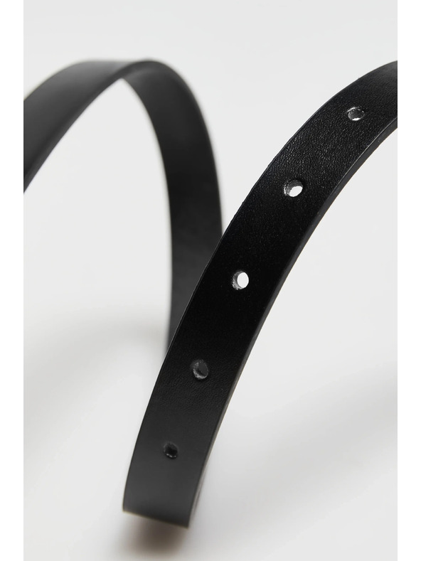 Moodo Kaiš s dekorativnom kopčom crni Moodo