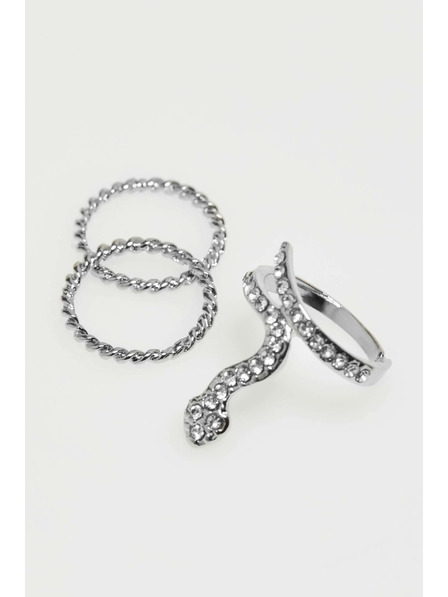 Moodo Ring Set with Zircon Elements Moodo