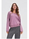 Moodo Bluza od pamuka ružičasta Moodo