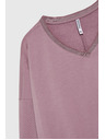 Moodo Bluza od pamuka ružičasta Moodo
