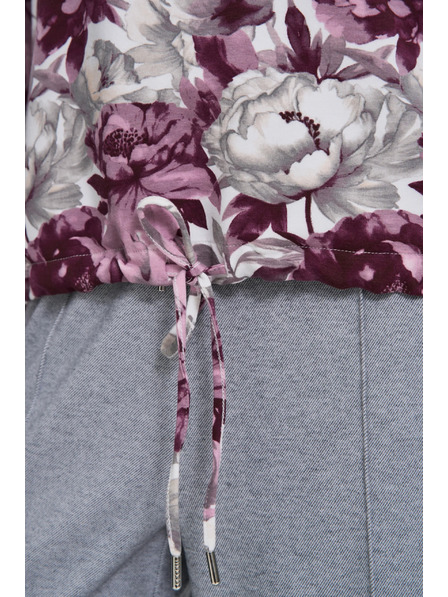 Moodo Floral Sweatshirt White Moodo