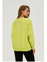 Moodo Bluza V-izreza limun zelena Moodo