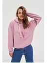 Moodo Dukserica s kapuljačom ružičasta Moodo