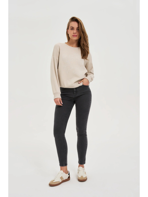 Moodo Bluza s aplikacijom bež Moodo