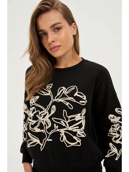 Moodo Bluza s aplikacijom crna Moodo