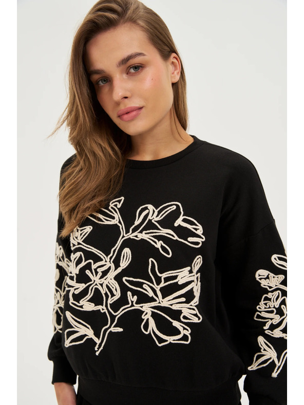 Moodo Bluza s aplikacijom crna Moodo