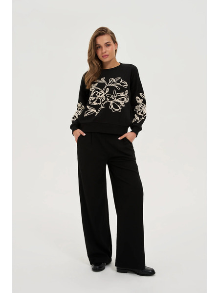 Moodo Bluza s aplikacijom crna Moodo