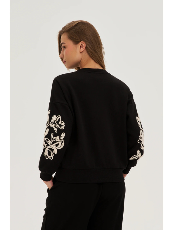 Moodo Bluza s aplikacijom crna Moodo