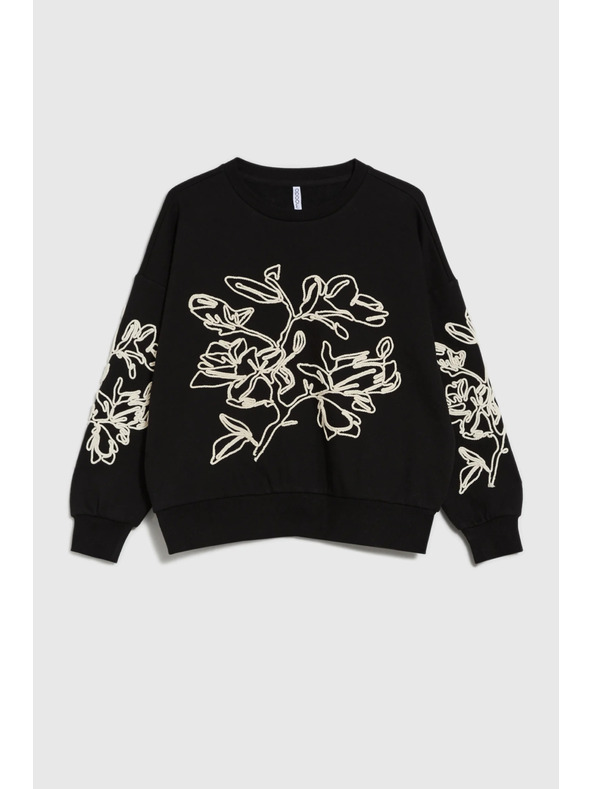 Moodo Bluza s aplikacijom crna Moodo