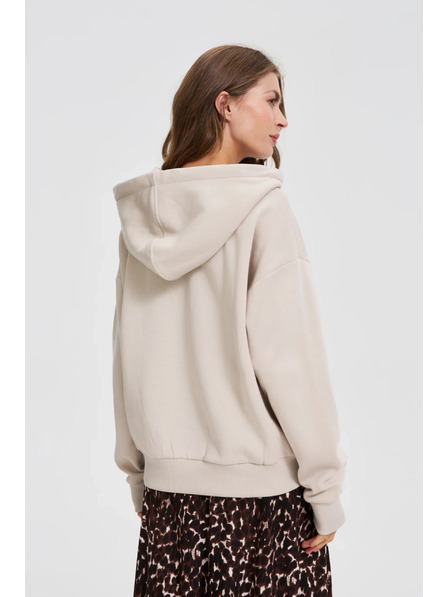 Moodo Dukserica s kapuljačom bež Moodo