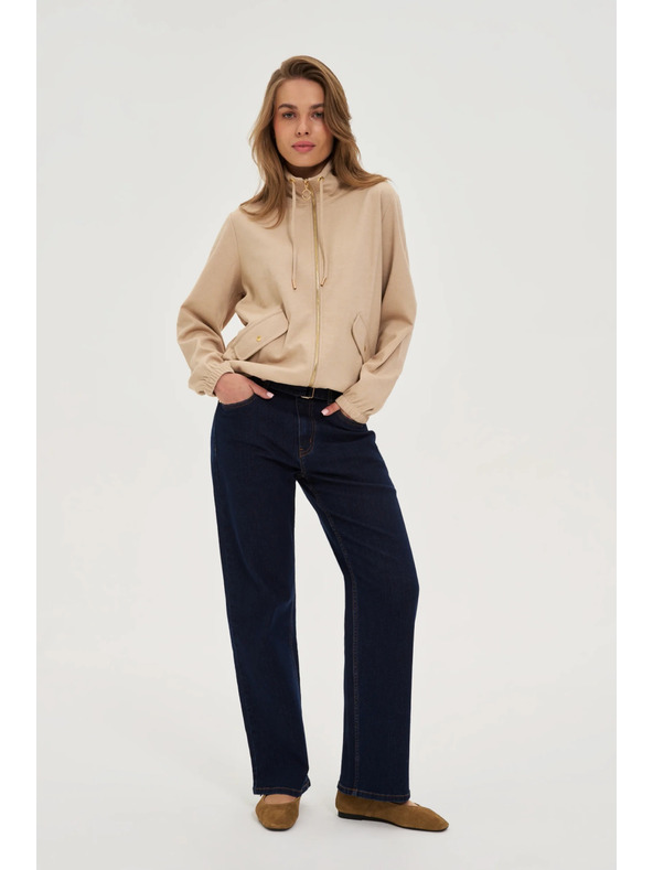 Moodo Dukserica na patent bež Moodo