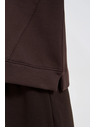 Moodo Oversize dukserica smeđa Moodo