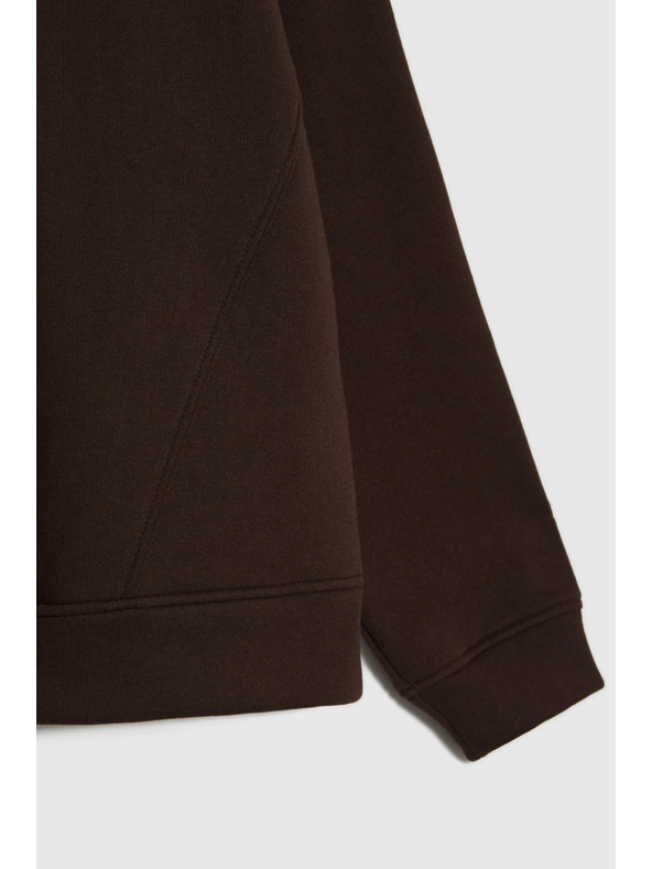 Moodo Oversize dukserica smeđa Moodo