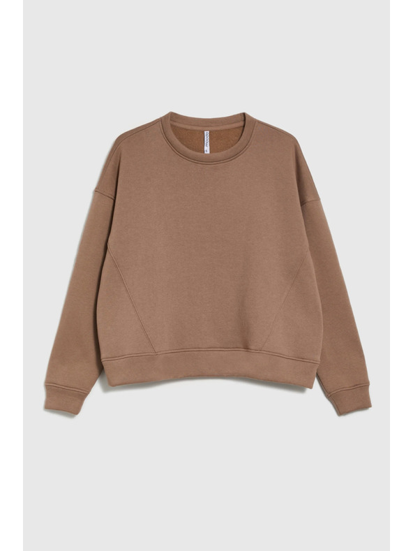 Moodo Oversize dukserica bež Moodo