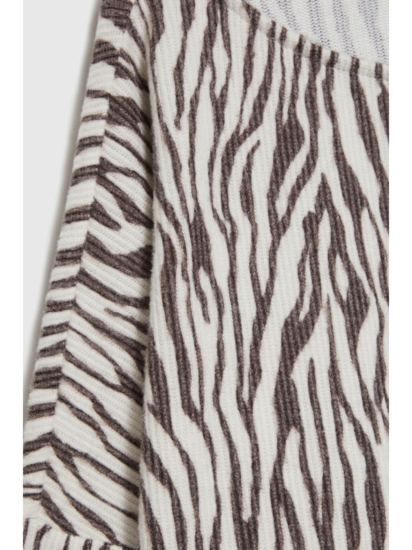 Moodo Bluza sa životinjskim uzorkom bež Moodo