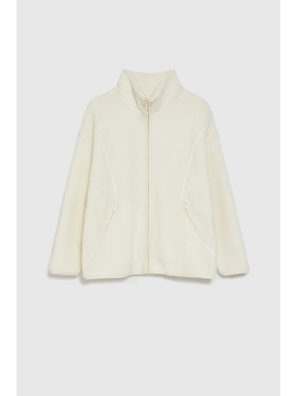 Moodo Otpeta bluza bež Moodo