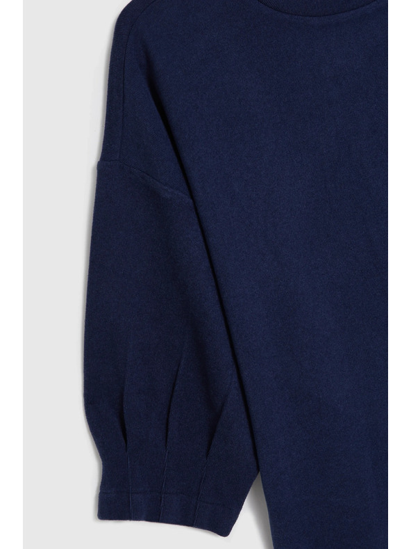 Moodo Pulover s kratkim rukavima tamno plavi Moodo