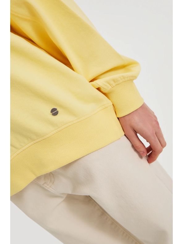 Moodo Bluza s V-izrezom žuta Moodo