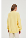 Moodo Bluza s V-izrezom žuta Moodo