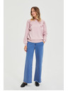 Moodo Pulover s cvjetićima ružičasti Moodo