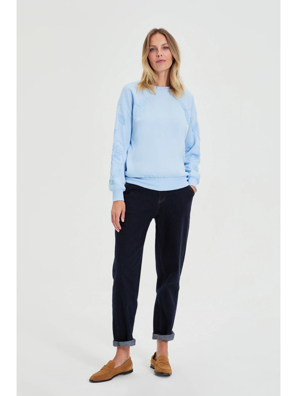 Moodo Bluza za navlačenje preko glave svijetloplava Moodo