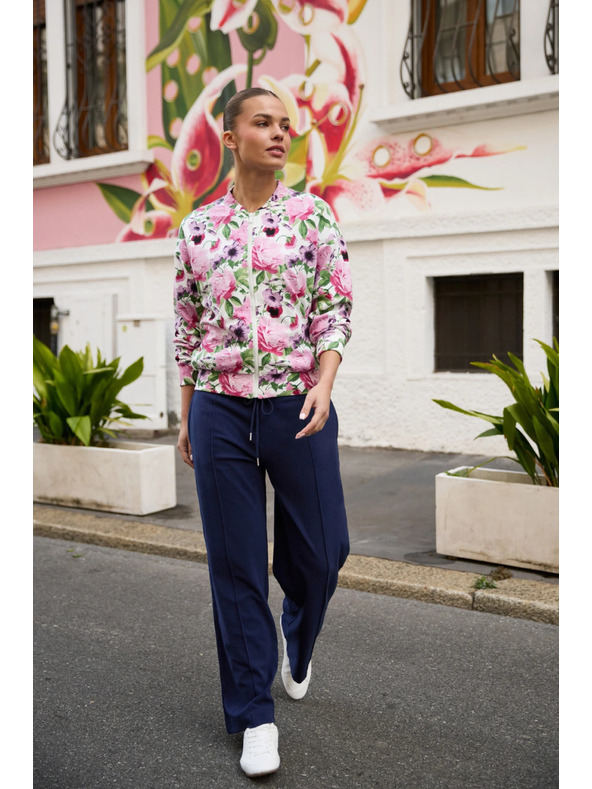 Moodo Otpeta bluza s cvjetnim uzorkom ružičasta Moodo