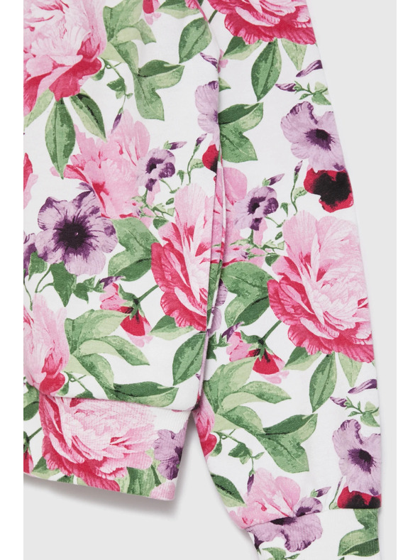 Moodo Otpeta bluza s cvjetnim uzorkom ružičasta Moodo