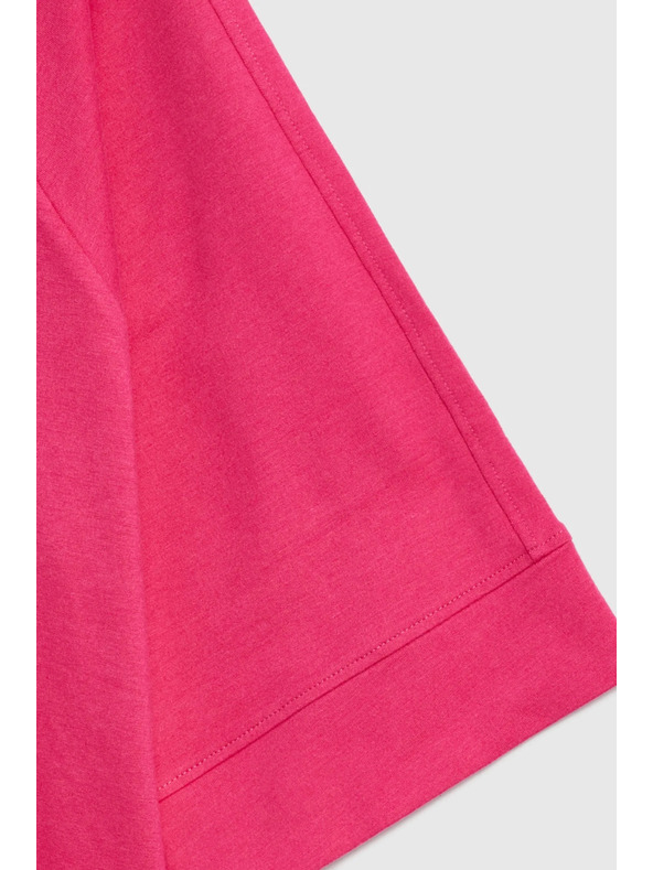 Moodo Džemper s kratkim i širokim rukavima fuksija Moodo