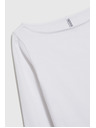 Moodo Uska bijela bluza s dugim rukavima Moodo
