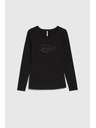 Moodo Bluza s šljokicama crna Moodo