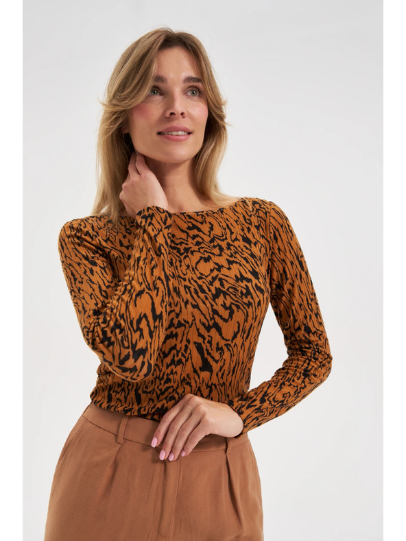 Moodo Top s motivom smeđi Moodo