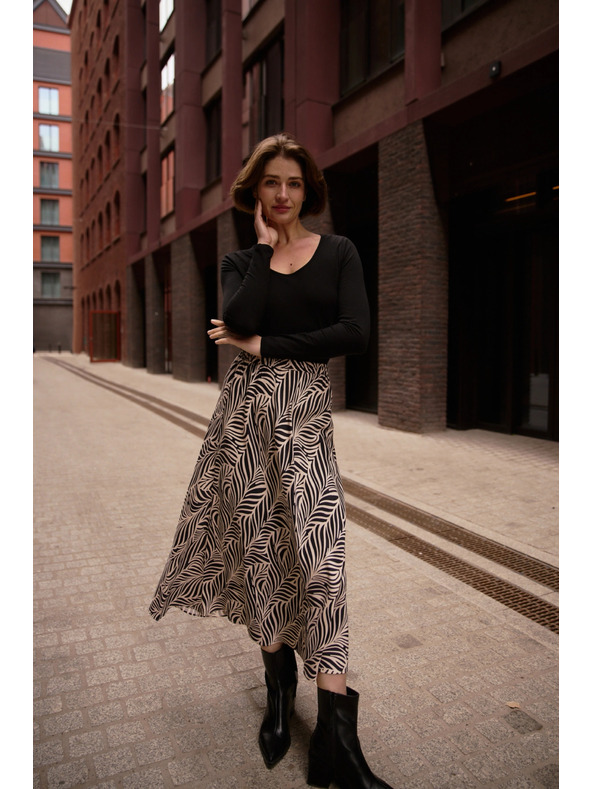 Moodo Pamučna majica crna Moodo