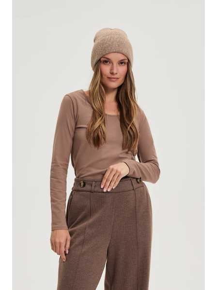 Moodo Cotton T-Shirt Light Brown Moodo