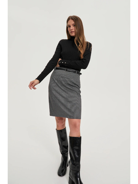 Moodo Cotton Turtleneck Black Moodo