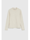 Moodo Bež bluza s ovratnikom Moodo