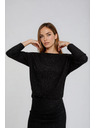 Moodo Sjajan top crni Moodo