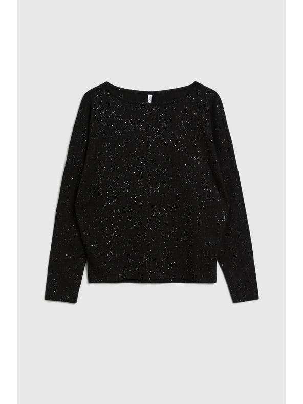 Moodo Sjajan top crni Moodo