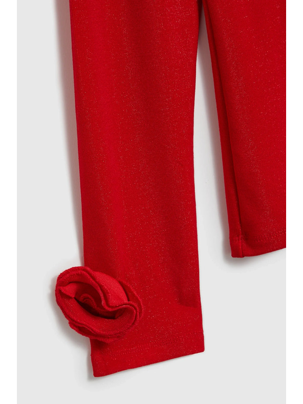 Moodo Crvena bluza s ukrašenim rukavima Moodo