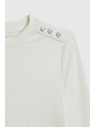 Moodo Pamučna bluza s dugim rukavima bijela Moodo