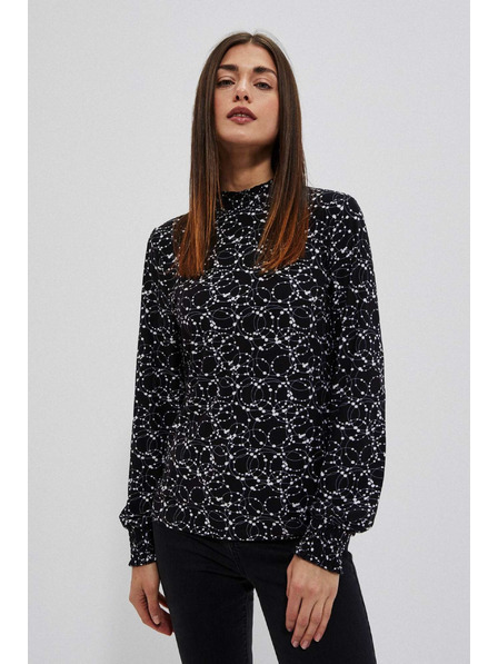 Moodo Crna bluza s dugim rukavima Moodo