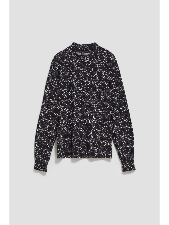 Moodo Crna bluza s dugim rukavima Moodo