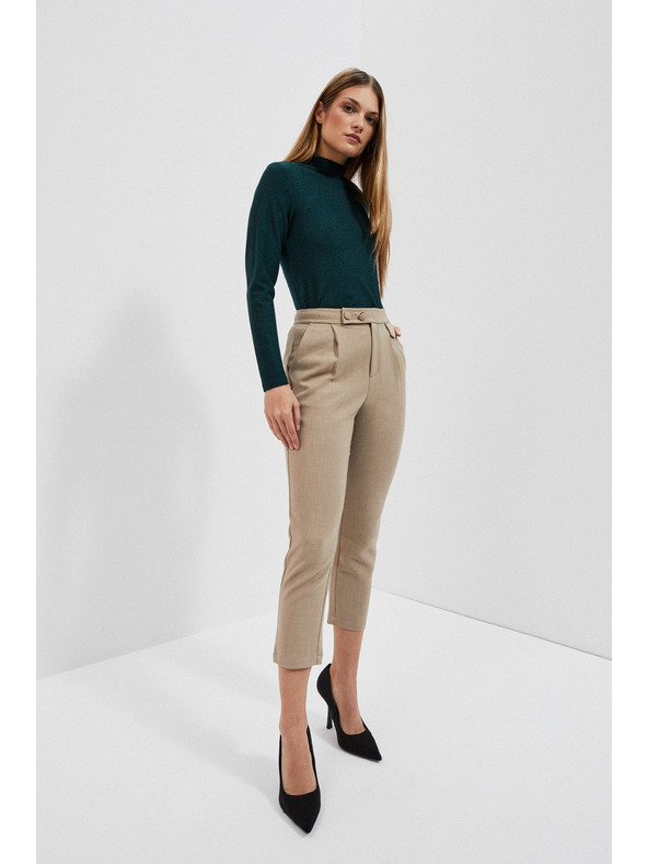 Moodo Bluza sa metalnom niti smaragdna Moodo