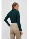 Moodo Bluza sa metalnom niti smaragdna Moodo