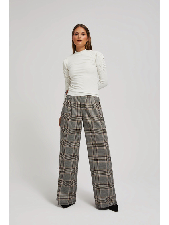 Moodo Bluza s napuhanim rukavima biserasta Moodo