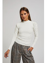 Moodo Bluza s napuhanim rukavima biserasta Moodo